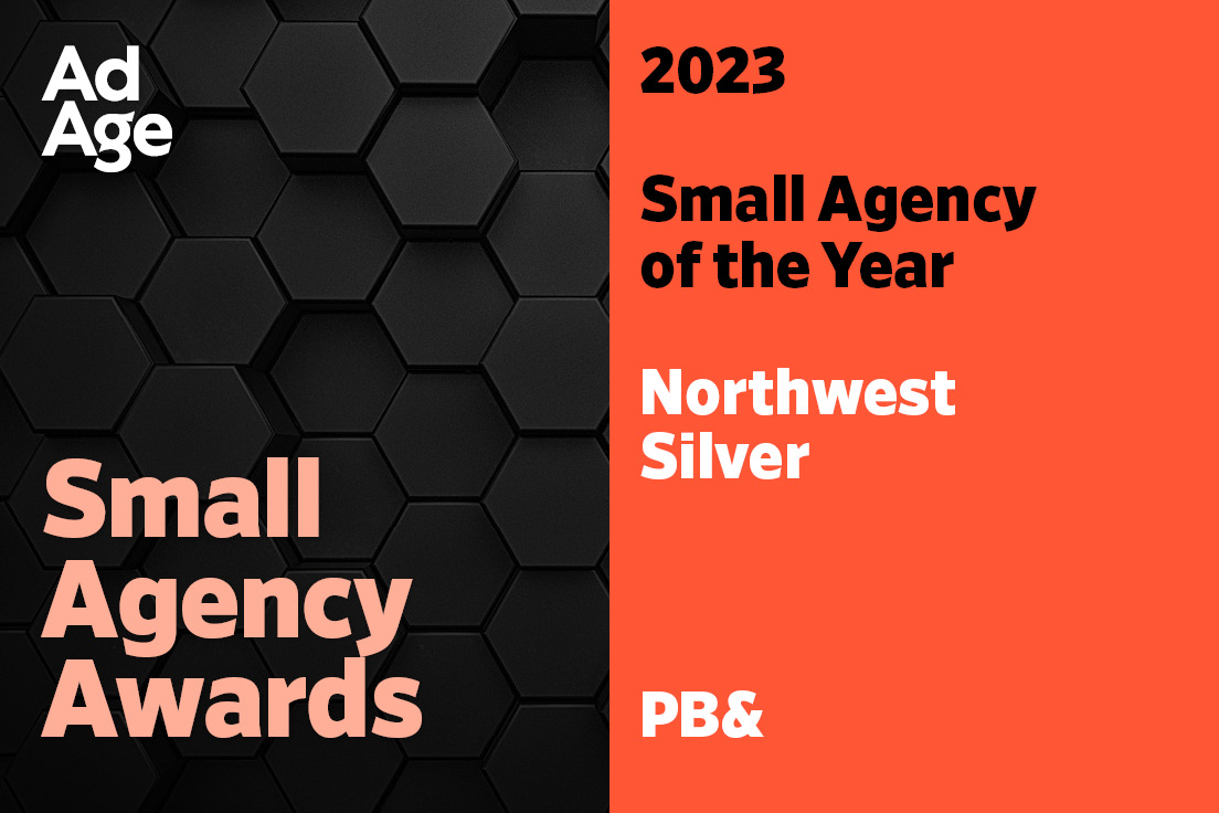 Small is mighty. We're honored to be named Small Agency of the Year for the second time. 🌟 loom.ly/h5m0SSk