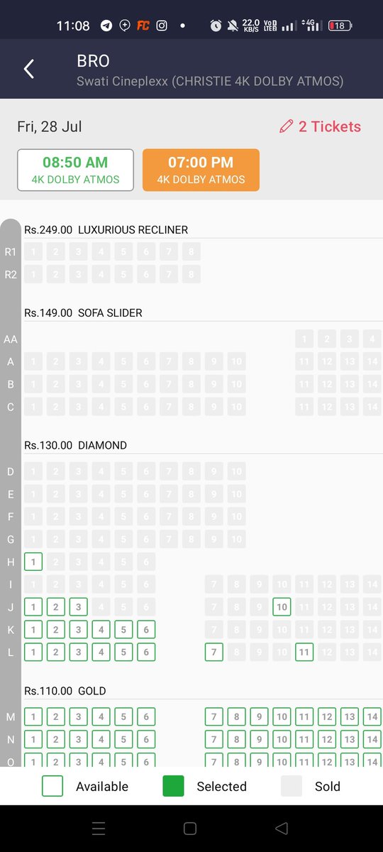 OdishaPSPKFan's tweet photo. #Bhubaneshwar (Non Telegu speaking State) #BROtheAvatar  

Advance Tickets booking Status.

Total -4 Shows
Housefull/Fast Filling -2💥💥
Above 50%+ occupancy-2 shows

Overally Very Good Sign ✅
#BroFromTomorrow
#PawanKalyan https://t.co/NMZWN2qaas
