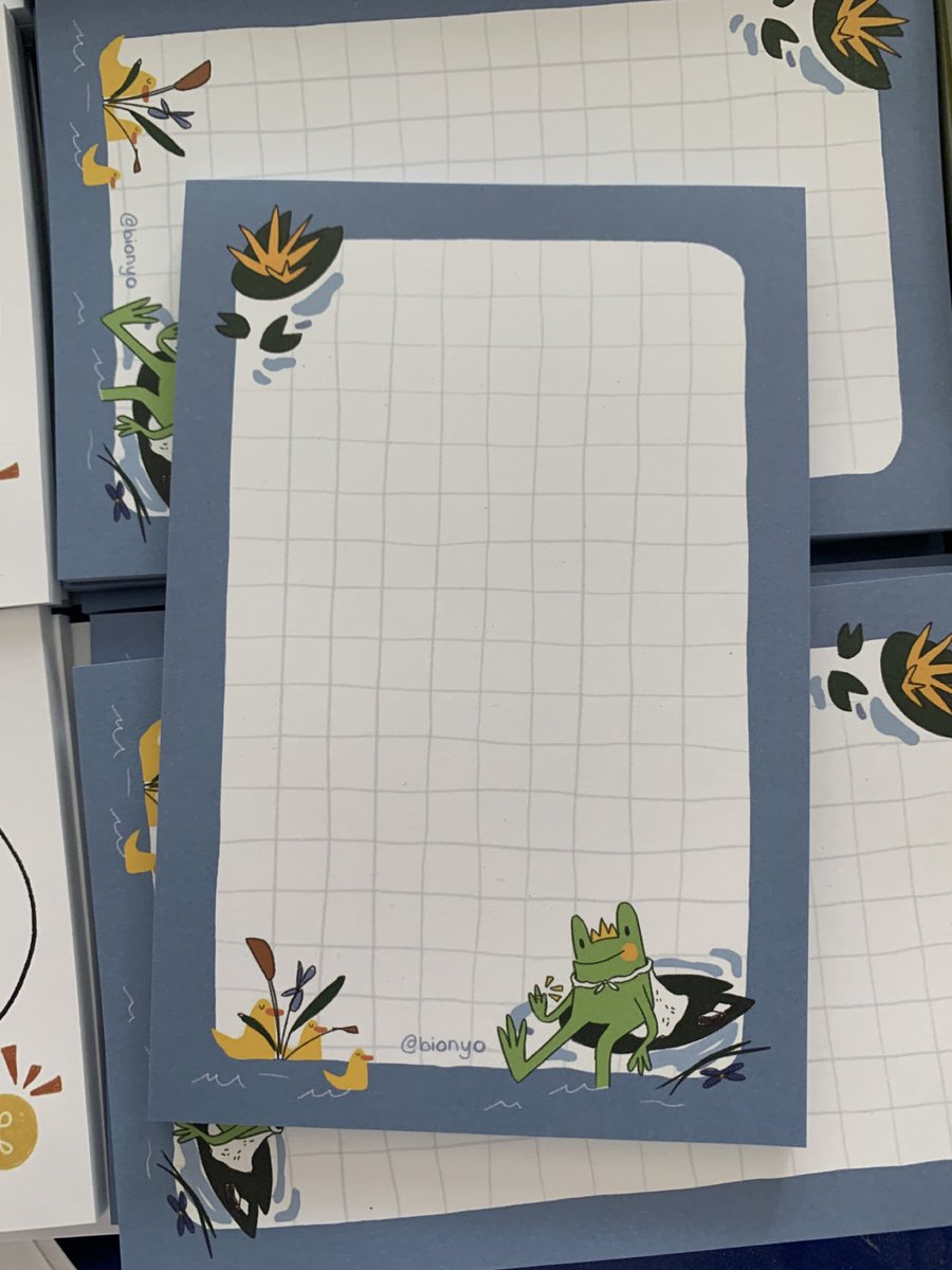 my first ever notepads!!! 