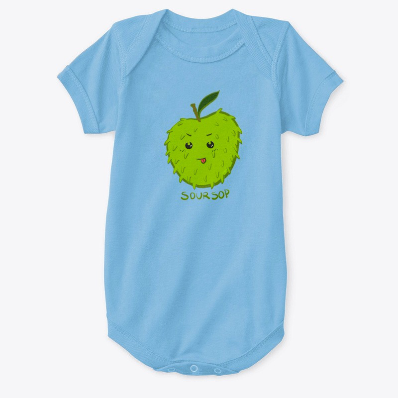 Onesies are back online!
Currently Soursop is up, more designs soon reach ✨