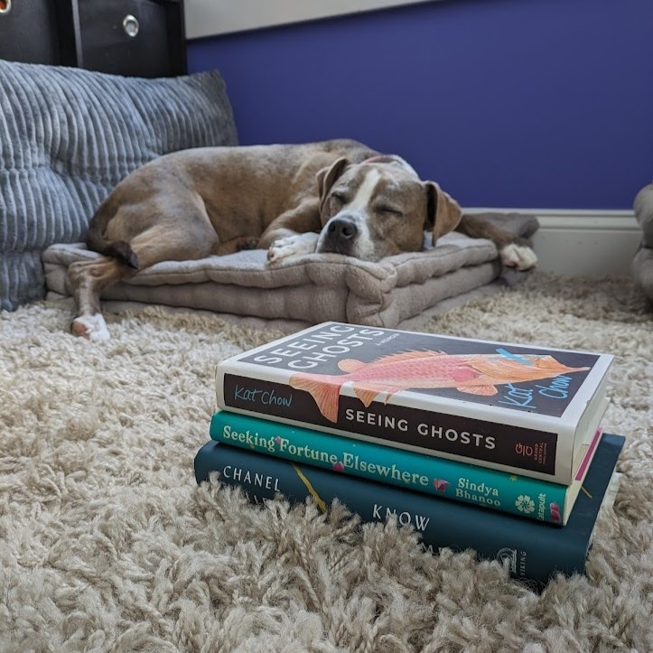 FountainBkstore's tweet photo. Lilly is beating this Richmond heat by staying in with some great picks, and we don't blame her!
Only a few days left to enter our contest, link in the bio! https://t.co/OOLqxuG7G1 #books #bookstores #indiebookstores #indiebookstore #dogs #dogdaysofsummer #contest #shoplocalrva https://t.co/q8gA3RSEAs