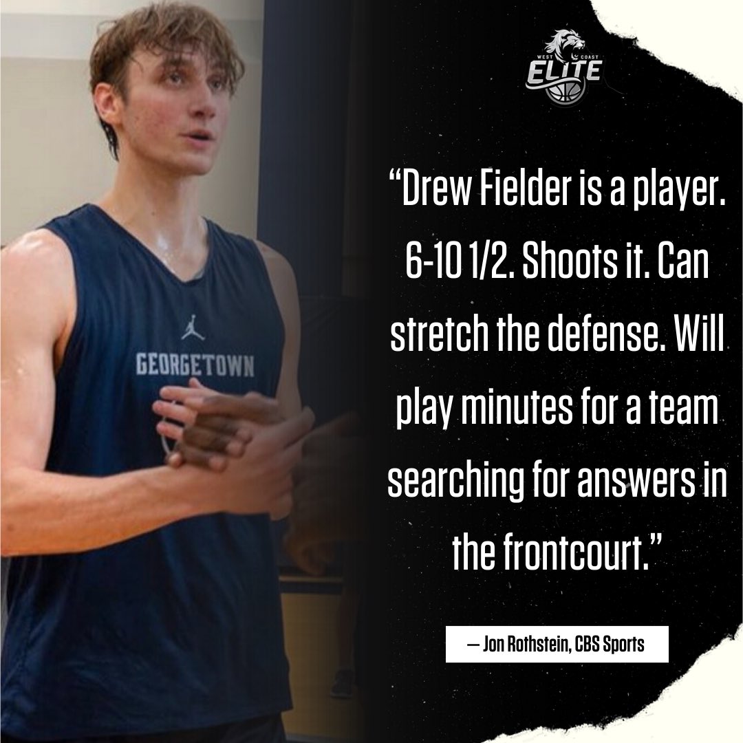 Jon Rothstein, a national college basketball analyst with CBS Sports, was high on West Coast Elite alum Drew Fielder during his stop at Georgetown 🏀🔥 #ALLIN