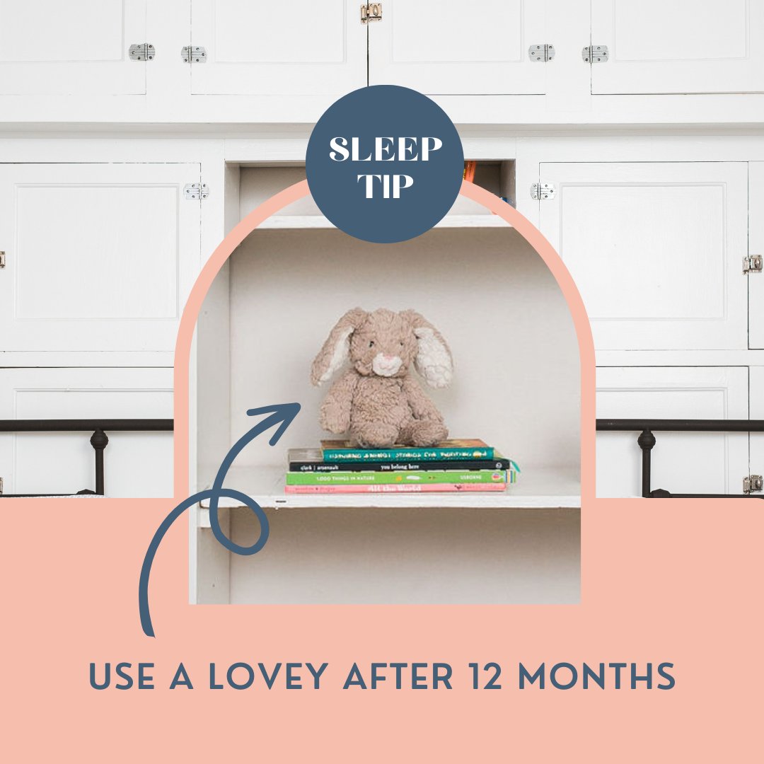 If you're a parent of an infant, you've heard allllllll about sleep crutches and sleep associations. 

But did you know that once your little one reaches 12 months, you can safely introduce a lovey to their sleep space? YES!

My daughter has slept with a little taggie blanket sin