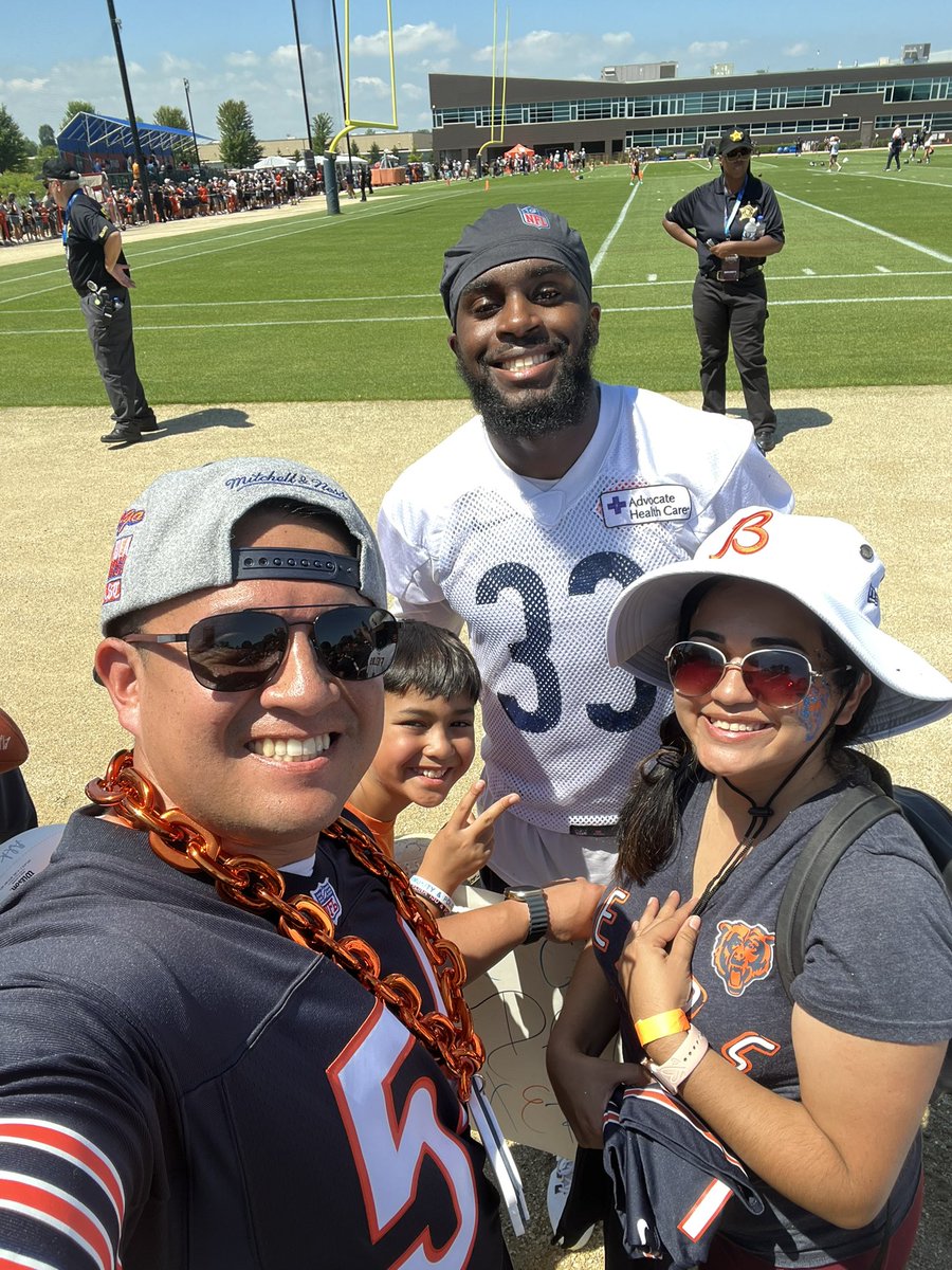 It was great meeting <a href="/NBAxJay1/">Jaylon Johnson</a> !! #BearDown #DaBears #ChicagoBears
