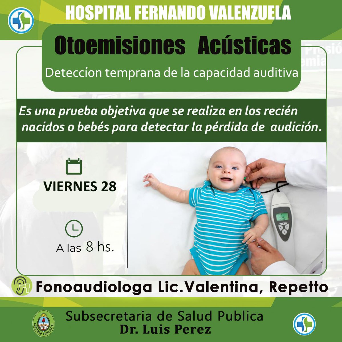 Operativo Sanitario en el Hospital de San Luis del Palmar 🏥