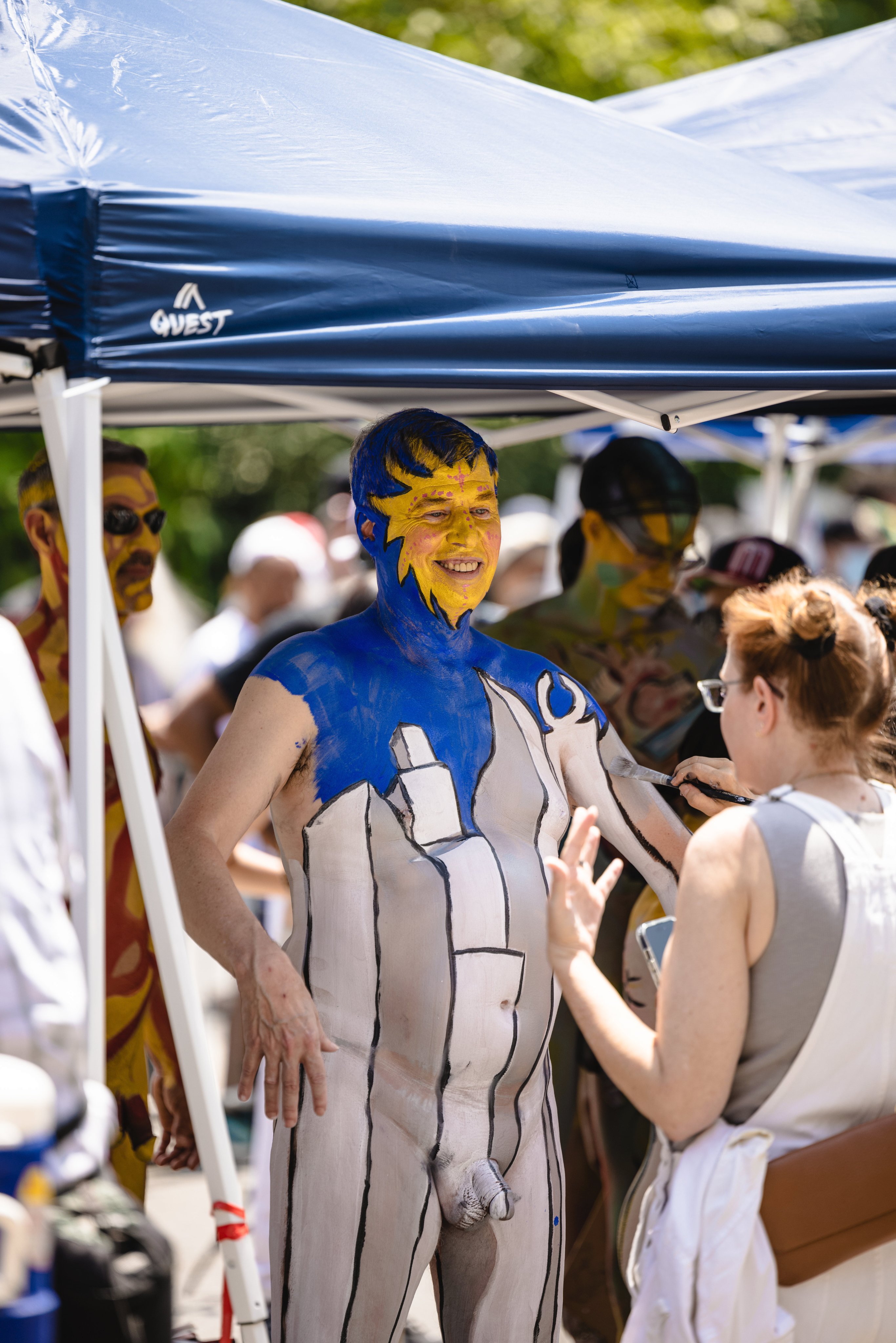 cfnm body painting 