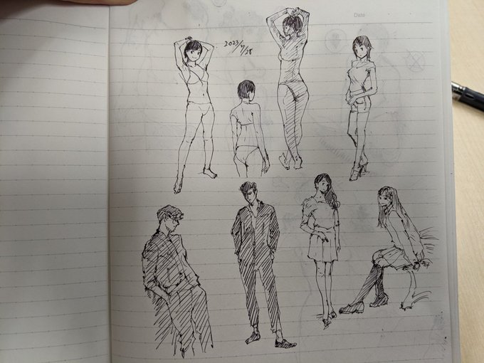 お笑いで大事なのは「間」なんだって。絵もそうなんかな カキカキ。 