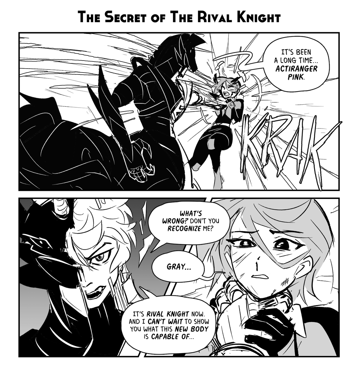 spicymancer's tweet photo. The Secret of The Rival Knight https://t.co/d1kRbBWrA3