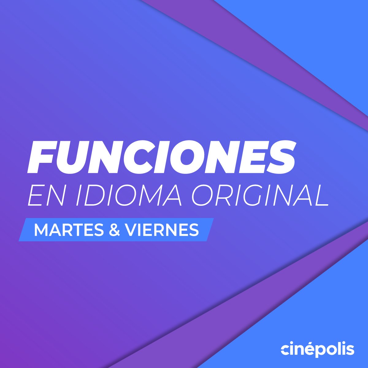 cinepolisarg's tweet photo. ¡FUNCIONES EN IDIOMA ORIGINAL! 🎞️ No te pierdas los martes y viernes las funciones subtituladas en #Cinepolis. Comprá tus entradas en https://t.co/ac7ixXgEZT https://t.co/grukp3GxaN