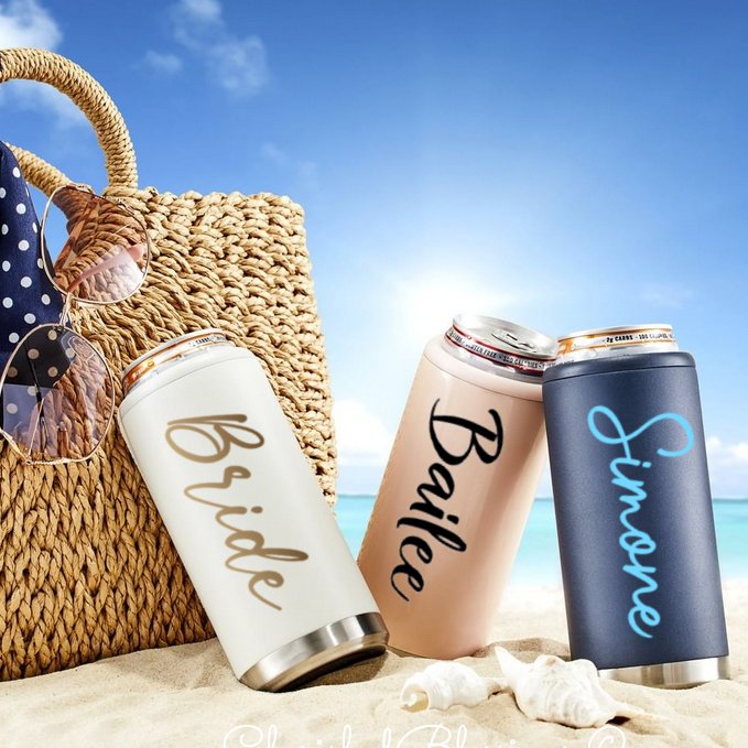☀️🥤 Beat the heat in style with the Skinny Can cooler! 😎🧊  This can cooler is the perfect summer accessory to keep your beverage icy cold! Stay cool and refreshed all day long! 💦🏝️ etsy.me/3OtfNH3 via @Etsy #SkinnyCanCooler #thursdayVibe #SummerEssential #BeatTheHeat