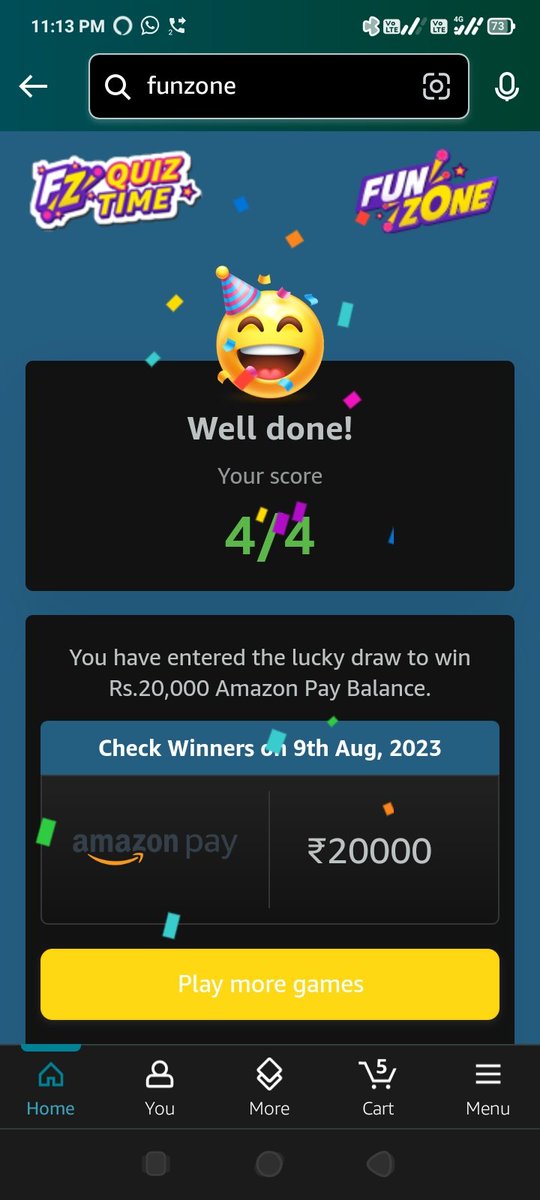 balaji_vudutha's tweet image. @amazonIN 
#AmazonQuiz 
#AmazonAnswerandwin