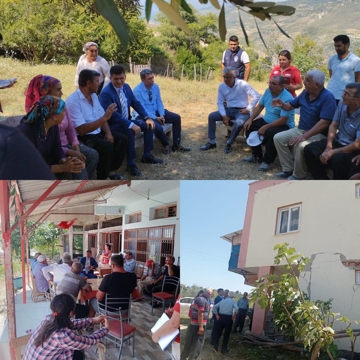 ehcelik01's tweet photo. YARALARIMIZI BİRLİKTE SARIYORUZ 

#Kozan merkezli depremin yoğun olarak etkilediği #Karahamzalı, #Boztahta, #Çamlarca, #Minnetli, #Çürüklü ve #Karabucak mahallelerimizi ziyaret ederek hasar alan yapıları inceledik, depremden etkilenen vatandaşlarımıza geçmiş olsun dileklerimizi ilettik.. 

@Adana_Bld olarak, depremin ilk anından itibaren #Derman ekiplerimizle bölgedeki tüm vatandaşlarımızın acil ihtiyaçlarını karşılıyoruz.

Tüm hemşehrilerimize geçmiş olsun.