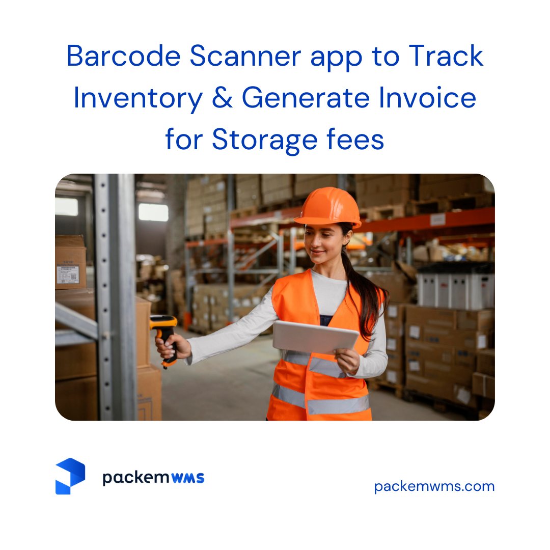 packemwms's tweet image. Packem&apos;s smart Barcode Scanner app allows you to track inventory and generate billing statement for storage and handling charges. packemwms.com/barcode-invent…   #Robotics #SupplyChain #Logistics #Warehouse