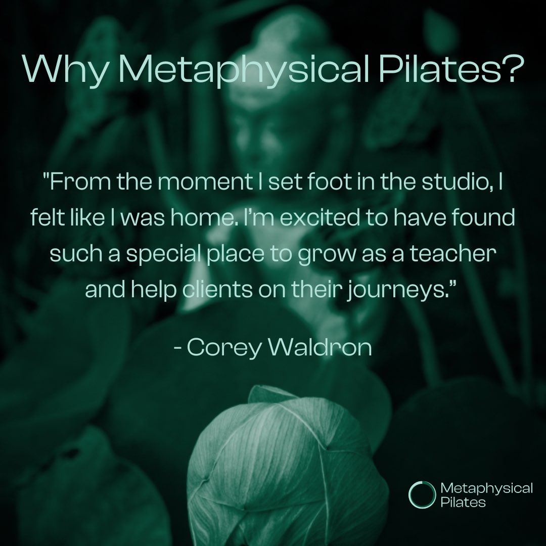 metaphyspilates's tweet photo. We are so excited to introduce you all to Corey! She will be joining us as a Pilates instructor and will be taking on clients Monday - Friday. To book a class with Corey, go to https://t.co/Xkg33gx7xI. https://t.co/r2tVPbfW1m