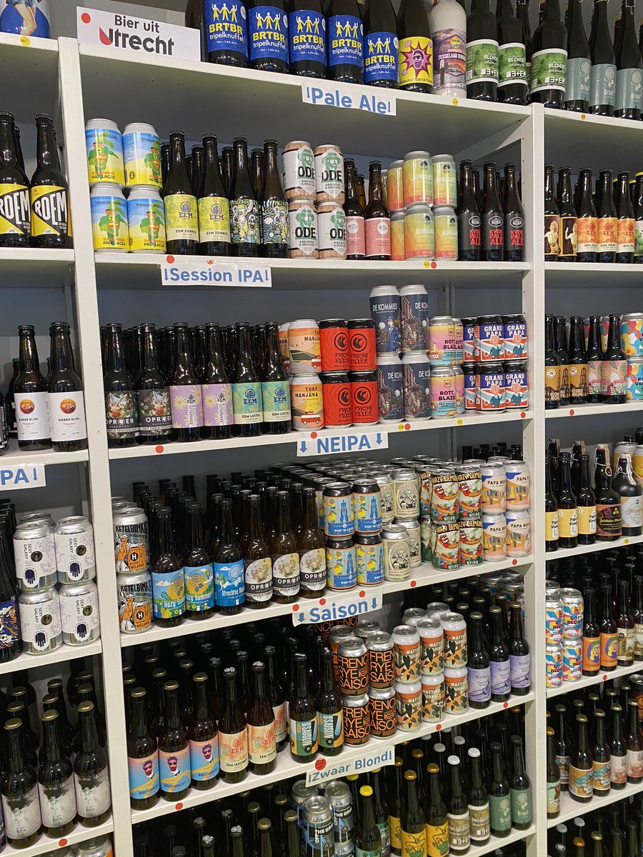 Aanrader voor wie van lokale specialiteiten houdt (en bier 😉) is de nieuwe winkel van <a href="/BieruitdeBuurt/">Buurtbier.nl</a> aan (vanuit de Utrechtse binnenstad gezien) het begin van de #ASW nr 116.