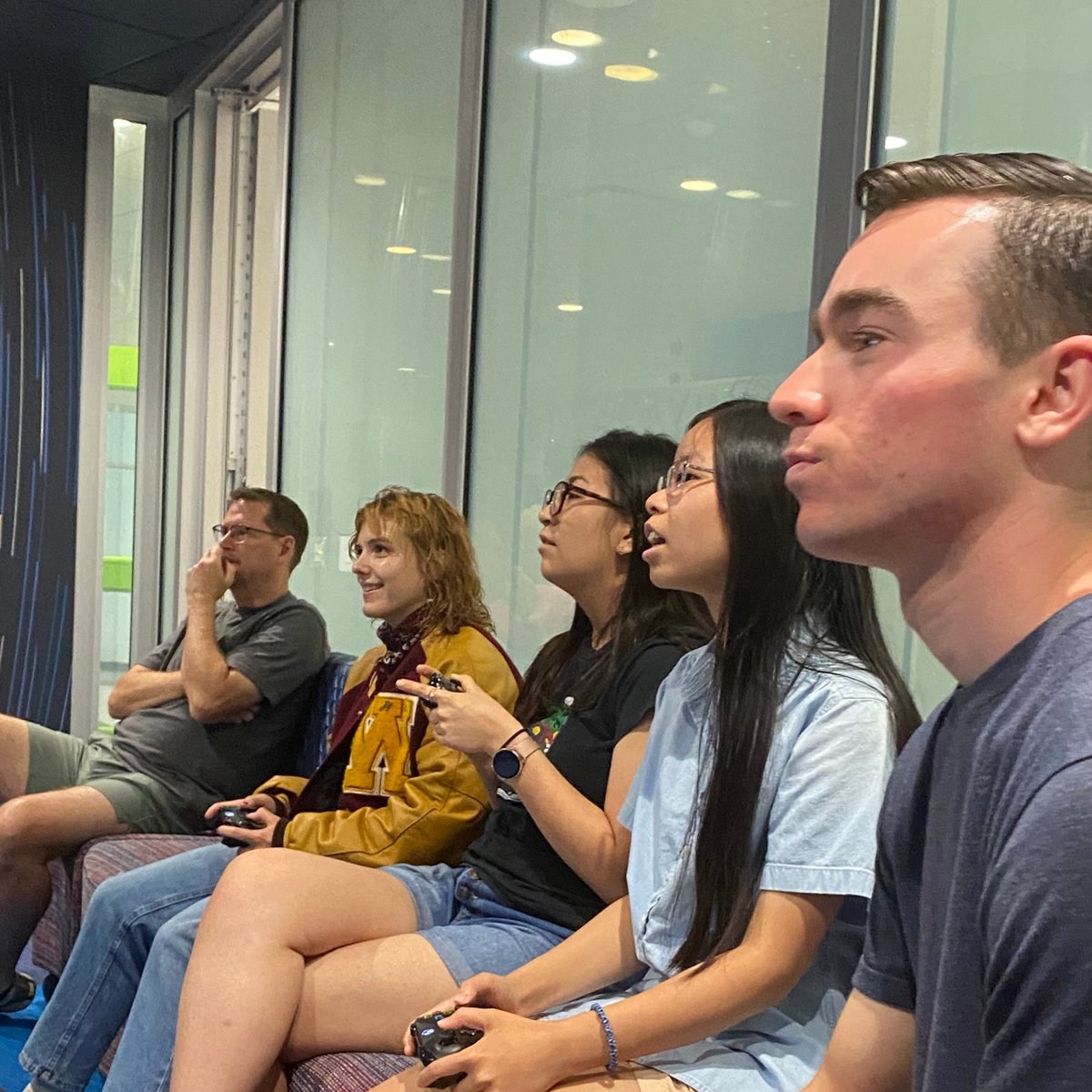 ThatDamnGoatVG's tweet photo. Our second MAGIC-wide summer playtest was a success! Huge thanks to our students and game design summer campers for giving a ton of great feedback! 
🐐👑

@RITMAGIC

#rit #gamedev #game #gamedevelopment #indiedev #indiegame #gamedesign #steam #playtest #summerfun #thatdamngoat https://t.co/a7oUwwtGlS