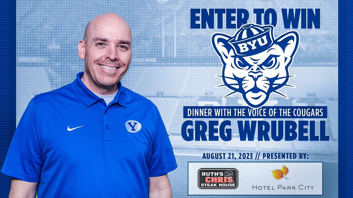 It's that time again!

Simply like or retweet this post for your chance to be drawn as a winner of dinner for two at <a href="/RuthsChrisPC/">Ruth'sChris ParkCity</a> inside beautiful Hotel Park City.

We'll announce three winners on August 14; we'll get together for a great meal and BYU sports talk on August 21.