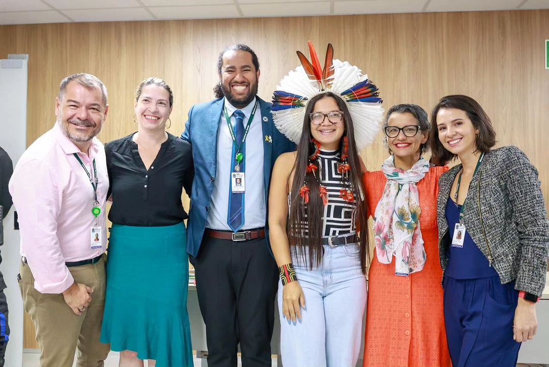 oficialisabelap's tweet photo. A chefe de Gabinete da SGTES/MS, Renata Maria, esteve presente para o ato em comemoração aos 70 anos do Ministério da Saúde e lançamento da TV SAÚDE, que pretende levar mais informações sobre o que acontece dentro do ministério, de interesse das(os) trabalhadoras(es).
#SGTES https://t.co/WekNyZvNro