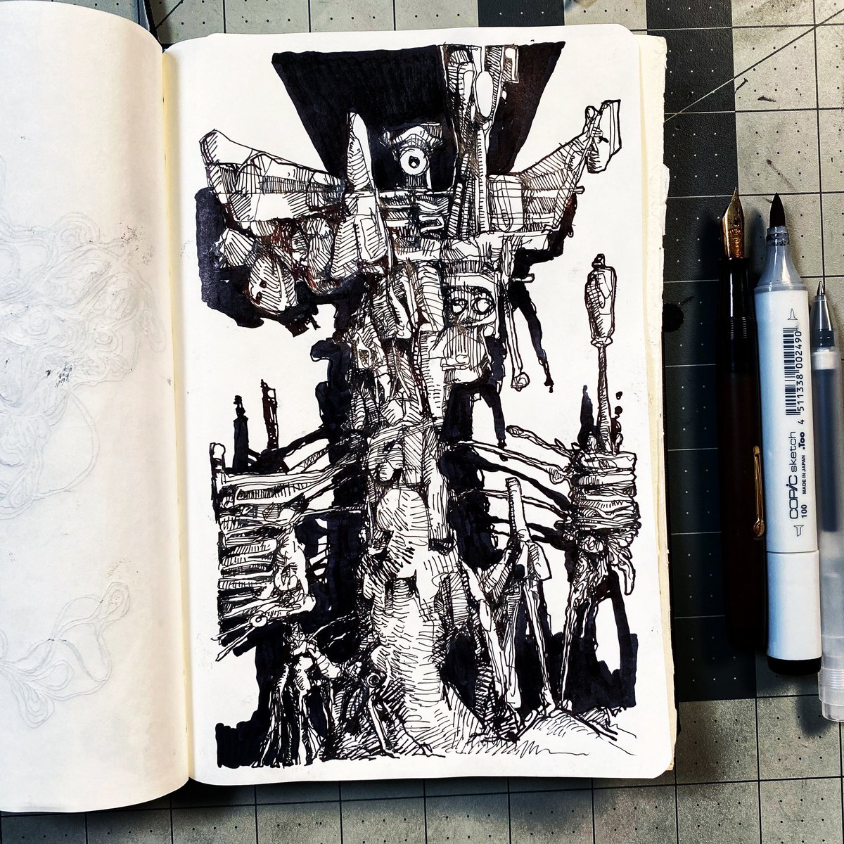 PeterDraws1's tweet image. Buttressed Stone Totem Handmade Large Black/Grey, Pre Assembled for Women Adult Men - Decorations for Hallway, Living Room, Inner Sanctum, Foyer, Farmhouse, Shrine - Leakproof, Reusable, No Parabens, BPA Free, Commercial Grade (Small) / For Picnic or Travel, Red