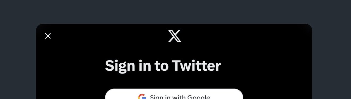 Tap the X to close