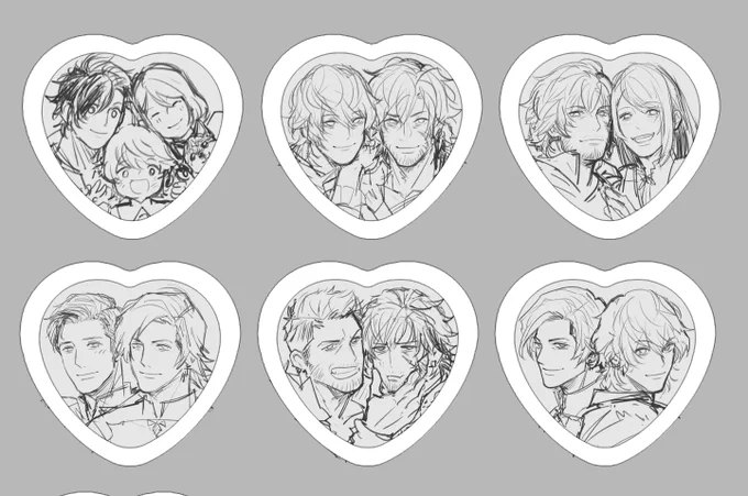 so many wips (drawing a barnabas &amp; sleipnir one soon) 