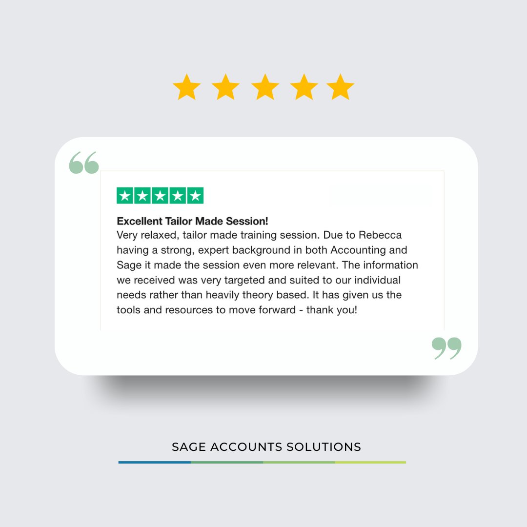 Our training is tailored to suit your requirements as we know every business is unique. Not only are we experts in working with Sage 50 software but we have a bookkeeping and accountancy background so we've been in your shoes before.