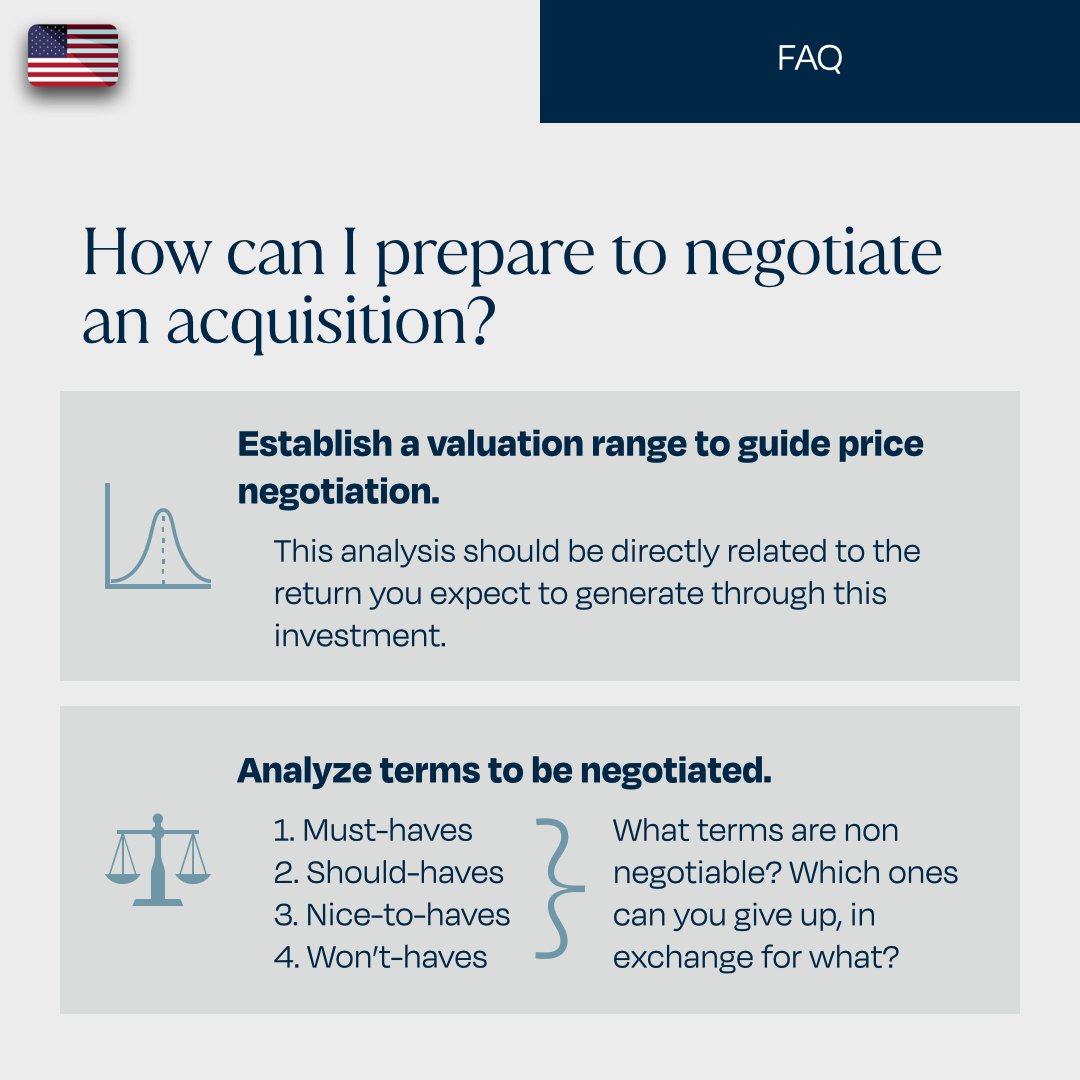 saluscs's tweet photo. How can one prepare to negotiate an acquisition? This is a complicated process that every SMB owner/leader should understand in order to grow inorganically.

We are a multidisciplinary team of experts prepared to guide you through these complicated M&amp;A processes.

Reach out! https://t.co/aj3Wj8J2TD