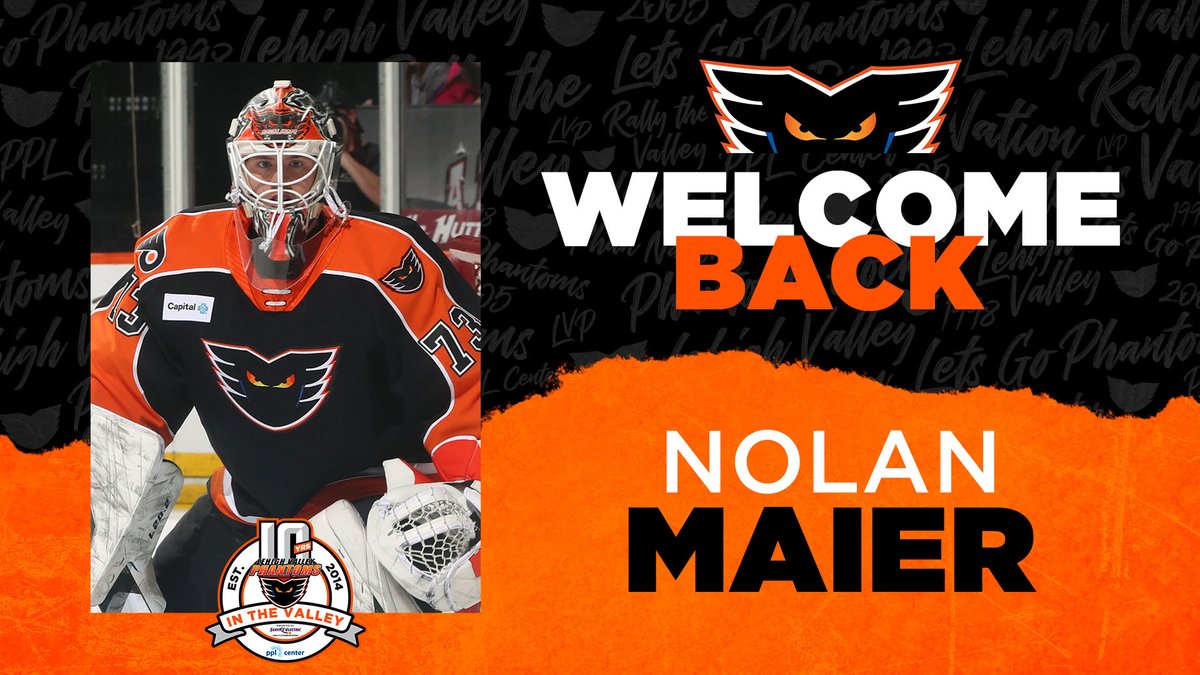 RE-SIGNED: Nolan Maier 🥅🎊

Read more here: phantomshockey.com/phantoms-re-si…