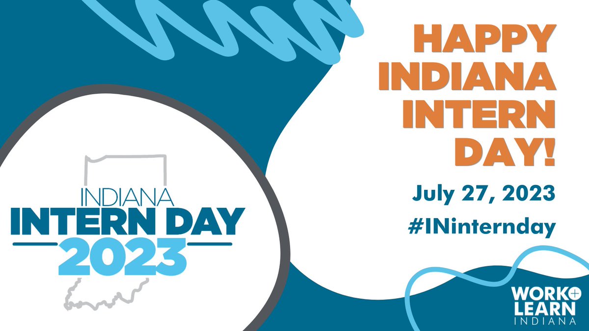 We're so happy to see all the employers, intermediaries and educators celebrating interns on Indiana Intern Day! Interns are such an important part of Indiana's workforce, and deserve so much recognition. #ininternday