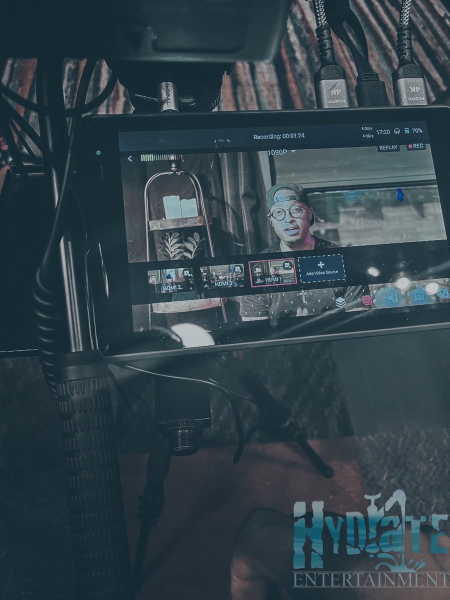 HydrateEnt's tweet image. Are you in need of crispy video for your podcast, testimonials, or similar content? We’re expanding into offering these services to you, even during recording sessions! Reach out to Hydrate your content!

#newservice #videopodcast