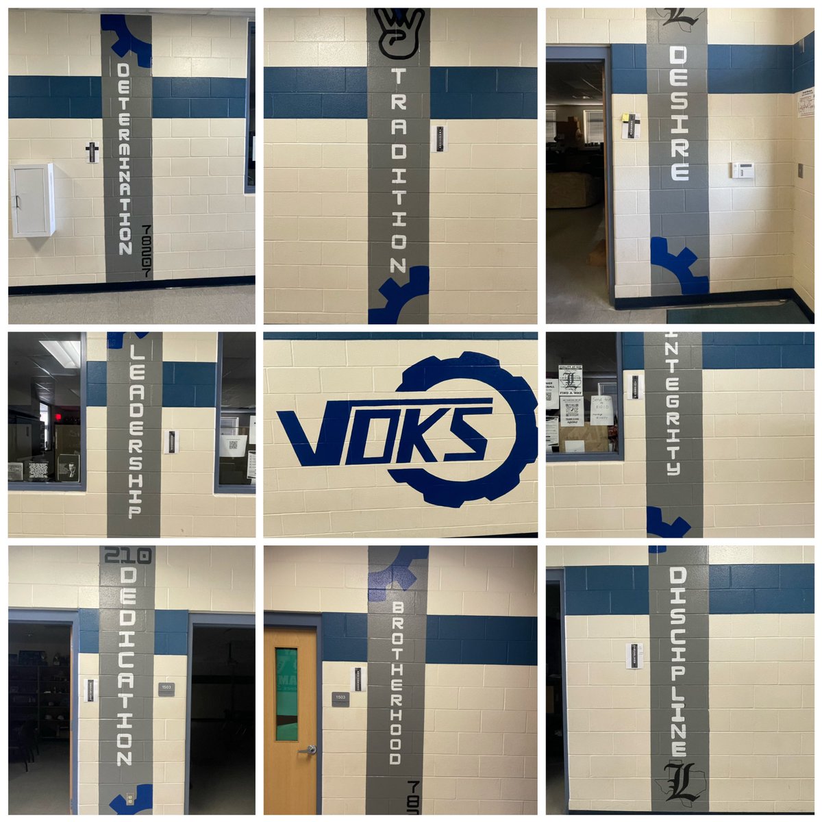 Shout out to my hardworking coaching staff for putting in the work and effort for our student-athletes. Our field house looks a little better cause of you’ll. #BeAVOK #78207