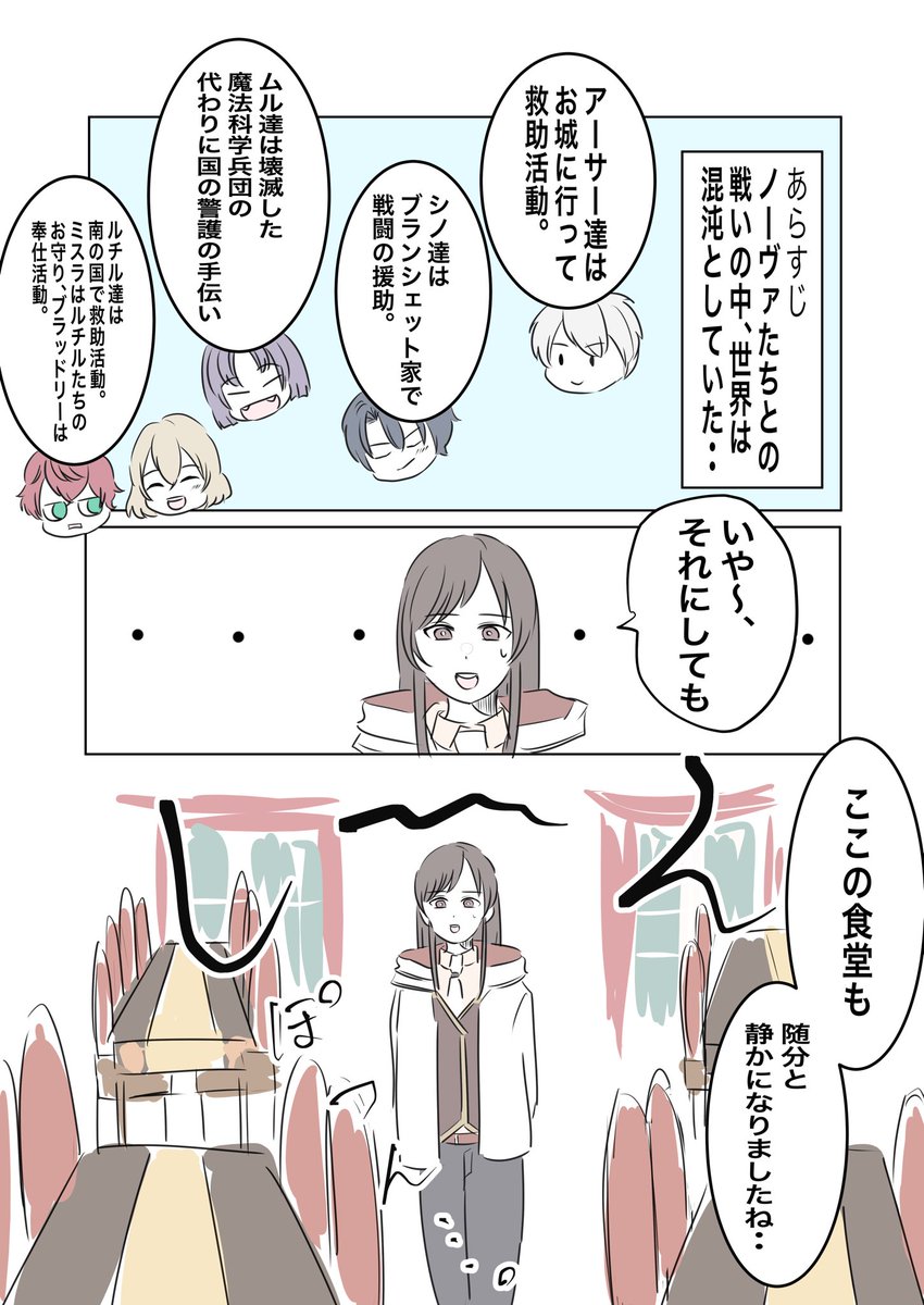 もしも、みんな魔法舎に帰らなくなったら〜

「お前だけ置いていかない」

#まほやく_FA 