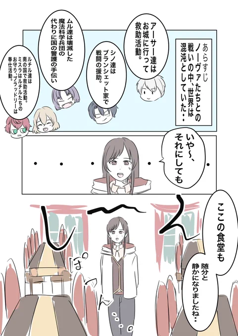 もしも、みんな魔法舎に帰らなくなったら〜

「お前だけ置いていかない」

#まほやく_FA 