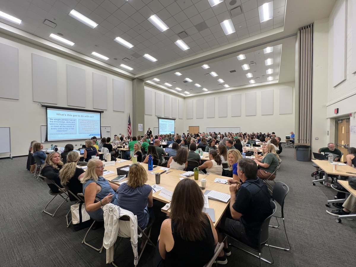 This is amazing! 160 educators learning together during the summer to help students learn more during the school year! #RockStrong #PLC <a href="/SolutionTree/">Solution Tree</a>
