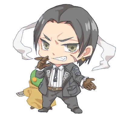 気分転換にはぎーさんとことHAKUGAさんところのヒカセンミニキャラを描いたよ。それぞれ(ご本人に)似たものをお供につけました。ミニキャラ描くのって楽しいよね。 