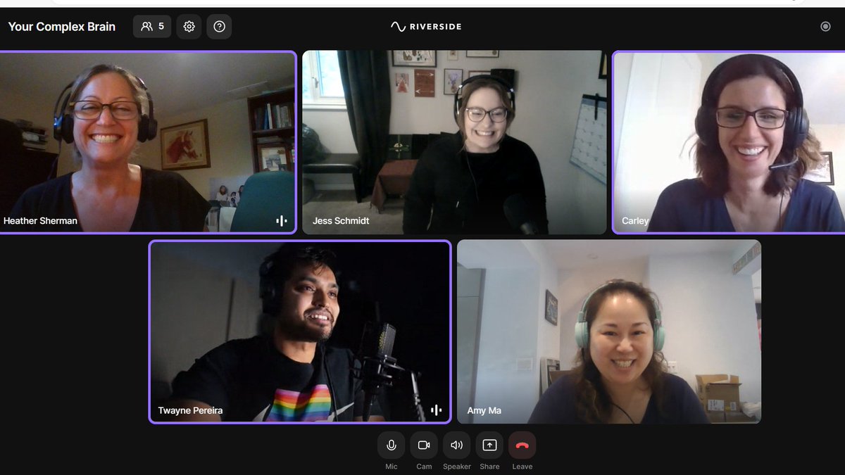 Recognize any of these smiling faces? 😃 Tune in to Episode 10 of #YourComplexBrain to hear how our amazing podcast team keeps their brains fit &amp; healthy + science-based tips from experts! 

Listen &amp; subscribe (don't forget to leave a rating &amp; review 👏 -> bit.ly/43M59zs