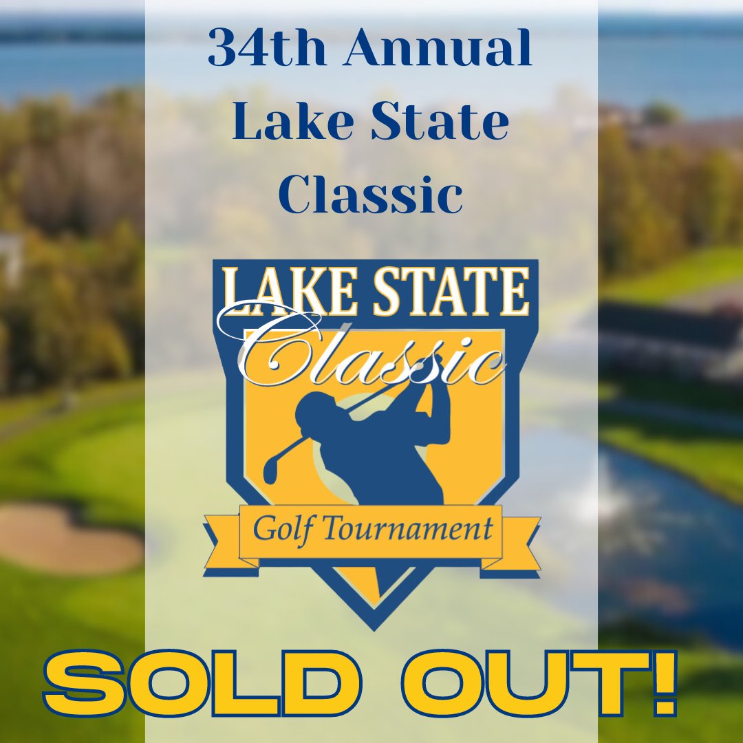 LSSUAlumni's tweet photo. The 34th annual golf outing has officially SOLD OUT!

If you would like to continue to support LSSU and Laker Athletics, sponsorship opportunities are still available. To sign up to be a sponsor, or to be added to the waitlist, please visit us online at https://t.co/T6PcSiDJaa https://t.co/aI8QU2WBHm