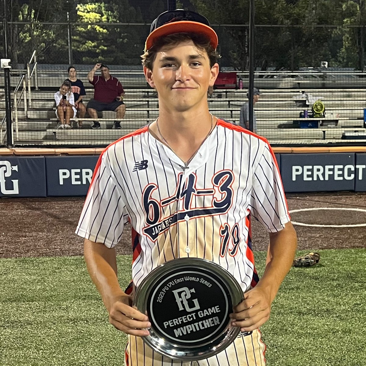 17u PG East World Series

🏆Champions: 6-4-3 17u Jaguars Beasley
🥈Finalists: 643 DP 17U Cougars - Pralgo
🏅MVP: Aidan Petrocco
🏅MVPitcher: Luke Manry