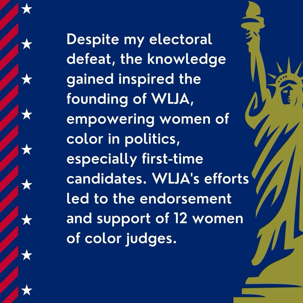 W4LJA's tweet photo. 🗽 Started Women for Liberty &amp; Justice for All to empower women of color in politics. Seeking fair wages, fully funded schools, &amp; safer communities through strong connections. Join us in fostering a just &amp; equitable society. Donate today: https://t.co/KAdjmn49uR #WomenForJustice https://t.co/sx0d6qxeLH