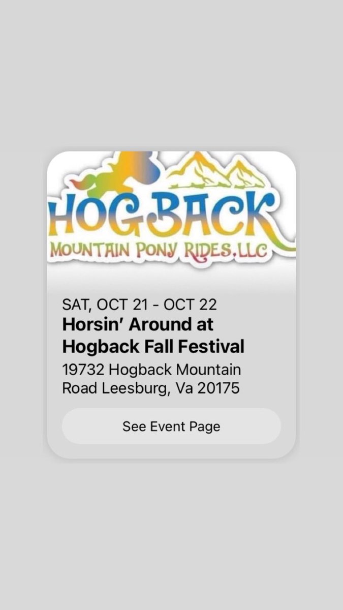 Hogback Mountain Pony Rides tweet media