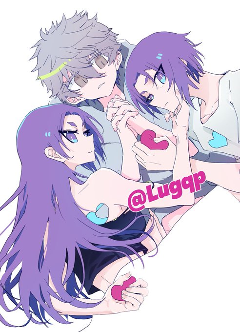 ngro本表紙の予定絵～!多分髪の毛とか切れちゃうけど上手く行ったから見てデザイン友達がしてくれるらしい!多分! 
