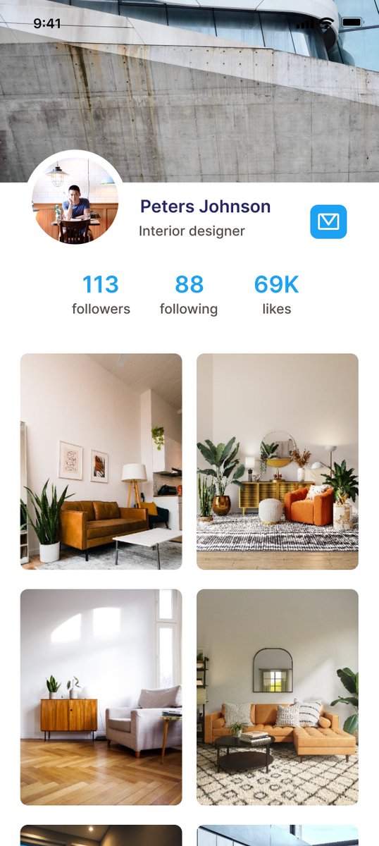 Teddy_Chou's tweet photo. 006 User Profile #DailyUI https://t.co/63qaWm725a