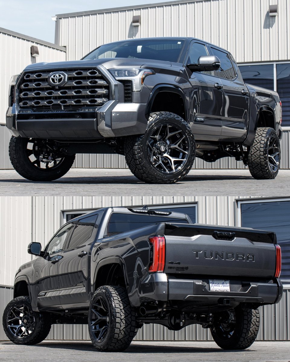 4PlayWheels's tweet photo. Another SICK Tundra build by @krietzcustoms !
2023 Toyota Tundra
22x12 4Play 4P06 Wheels
6" RC Suspension Lift
@nittotire 35x12.5x22
#4play #4playwheels #truckpart #truckaccessories #roughcountrylift #toyota #krietzcustoms #tundra https://t.co/rPPYmnuL5i