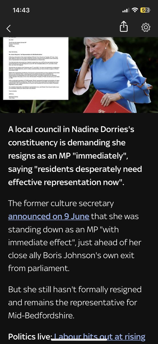 TenkoNft's tweet photo. Hey Nadine 👋🏻 

#nadinedorries https://t.co/wzXi1gk5X0