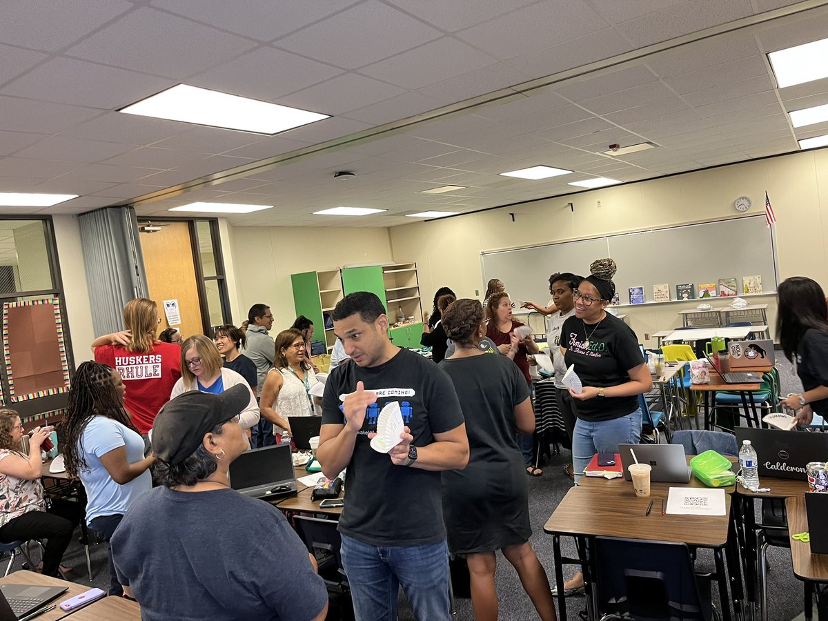 aliefstem's tweet photo. @AliefISD @AliefScience teachers are Launching into the new school year with #AliefSTEM https://t.co/u1D9gncgjm