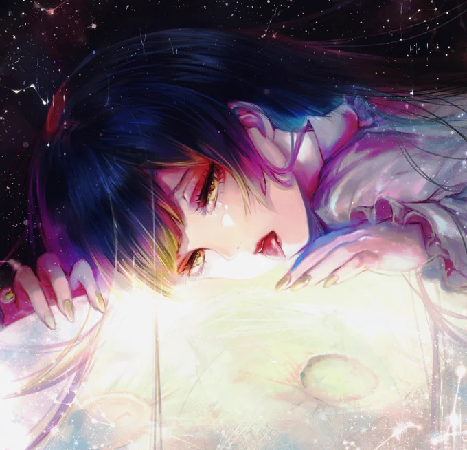 月を抱く蓬莱山輝夜 