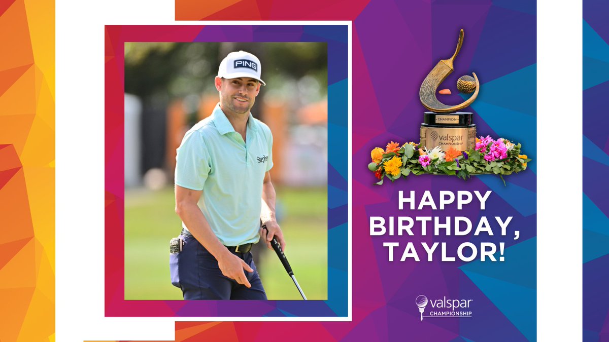 We're closing out a big week of Birthday celebrations at the #valsparchamp with our most recent champion, @taylormooregolf!! Today we want to wish a very Happy 30th Birthday to you, Taylor! This year was pretty great 🏆, but we think the best is yet to come 🤩⛳️ #HappyBirthday