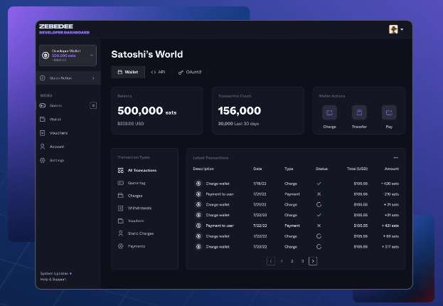 Developer Dashboard Image