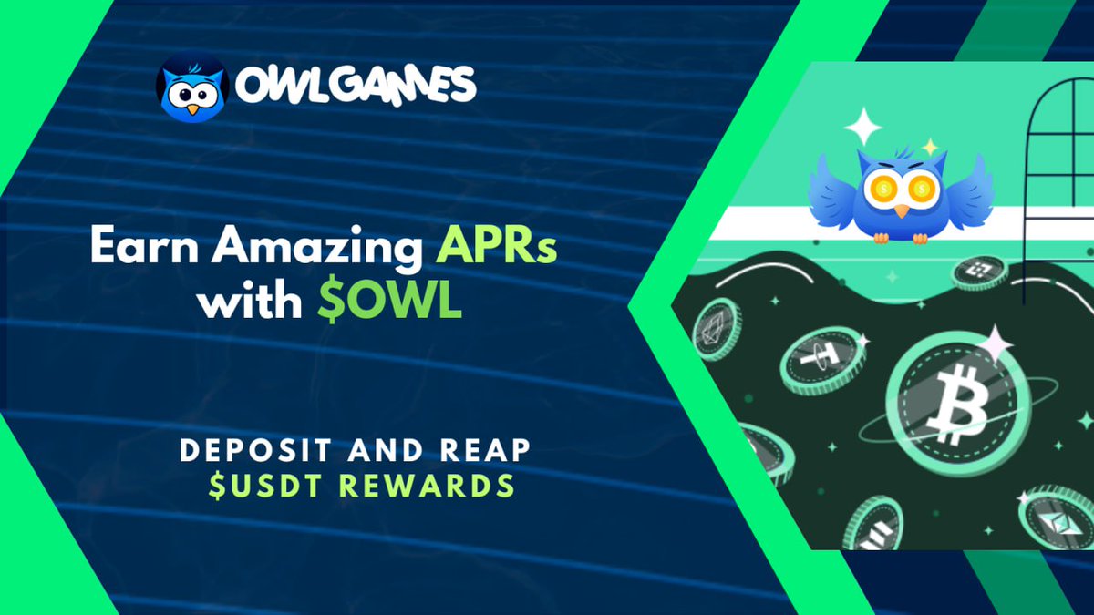 TheOwlGame's tweet photo. 🏊💰 Dive into our brand-new POOL at #OwlGames! 💦💸

🤑Earn fantastic APRs by depositing your $OWL tokens and get $USDT rewards!

Don't miss this golden opportunity! 🚀💎
Join now ➡️ https://t.co/dpEa56yfhV 🌐🔗

#CryptoRewards #DeFi #APRs #Casinogames #OwlGamesCasino https://t.co/cHZPtIepPW