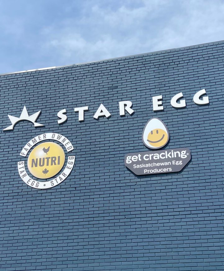 306TriciaWard's tweet photo. Remember as a kid how fun field trips were? A favourite part of my job is that I still get to go on them. Thanks @StarEggSk for the insightful tour of your state-of-the-art facility that grades 1.2M eggs/day supplied by 65 SK producers for Western Canadian markets. #getcracking https://t.co/mbjQvIy3EY